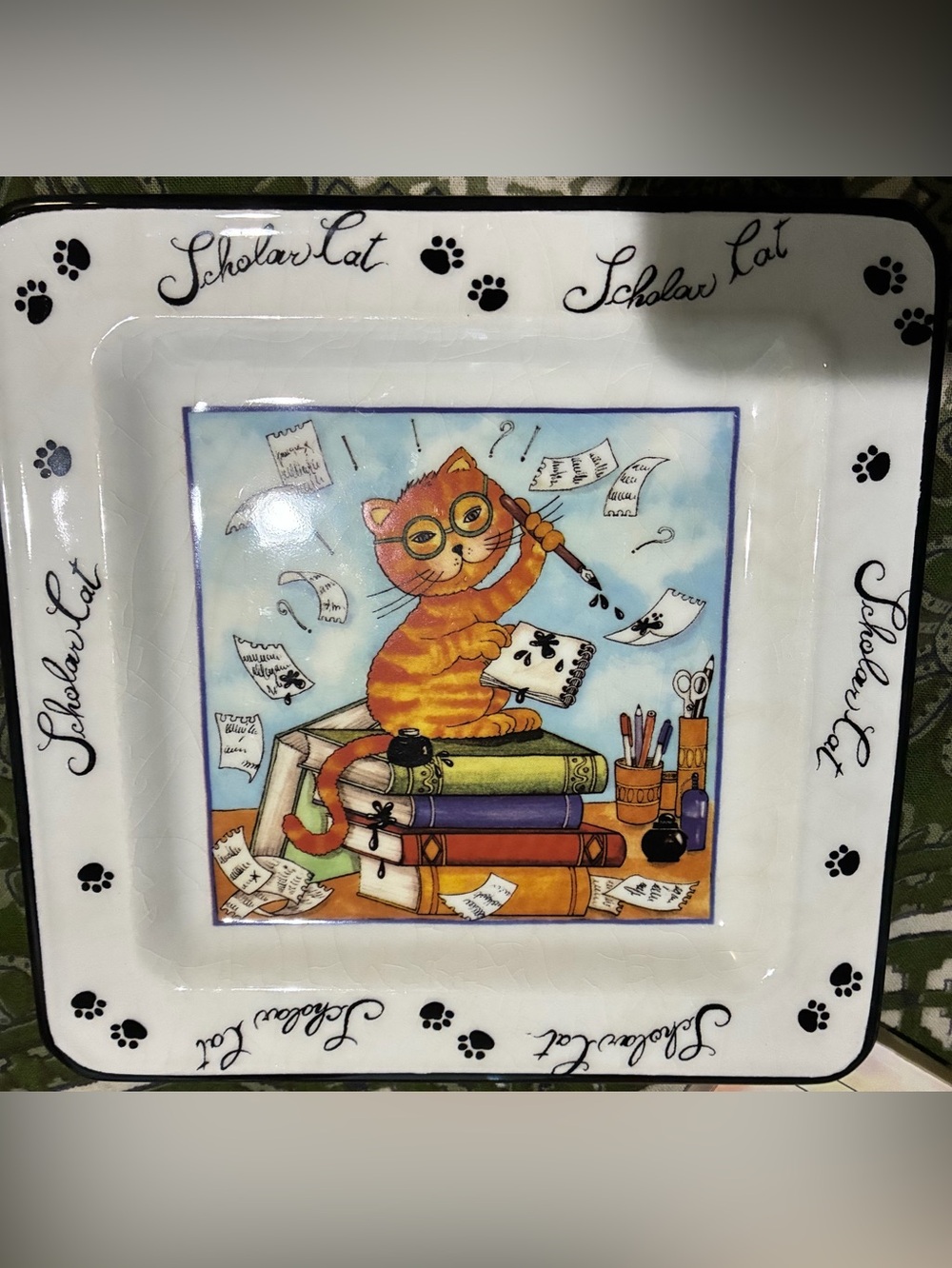 “Scholar Cat” Occupation Series. Colorful and Just in Time for Back to School!